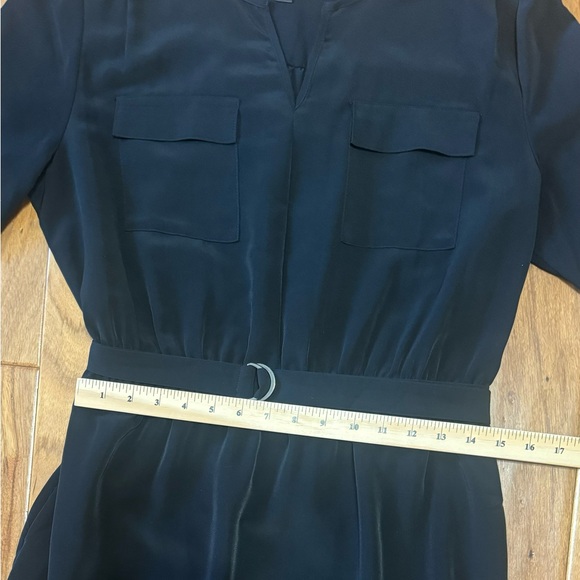 Belted Black Shirt Dress - Picture 6 of 11